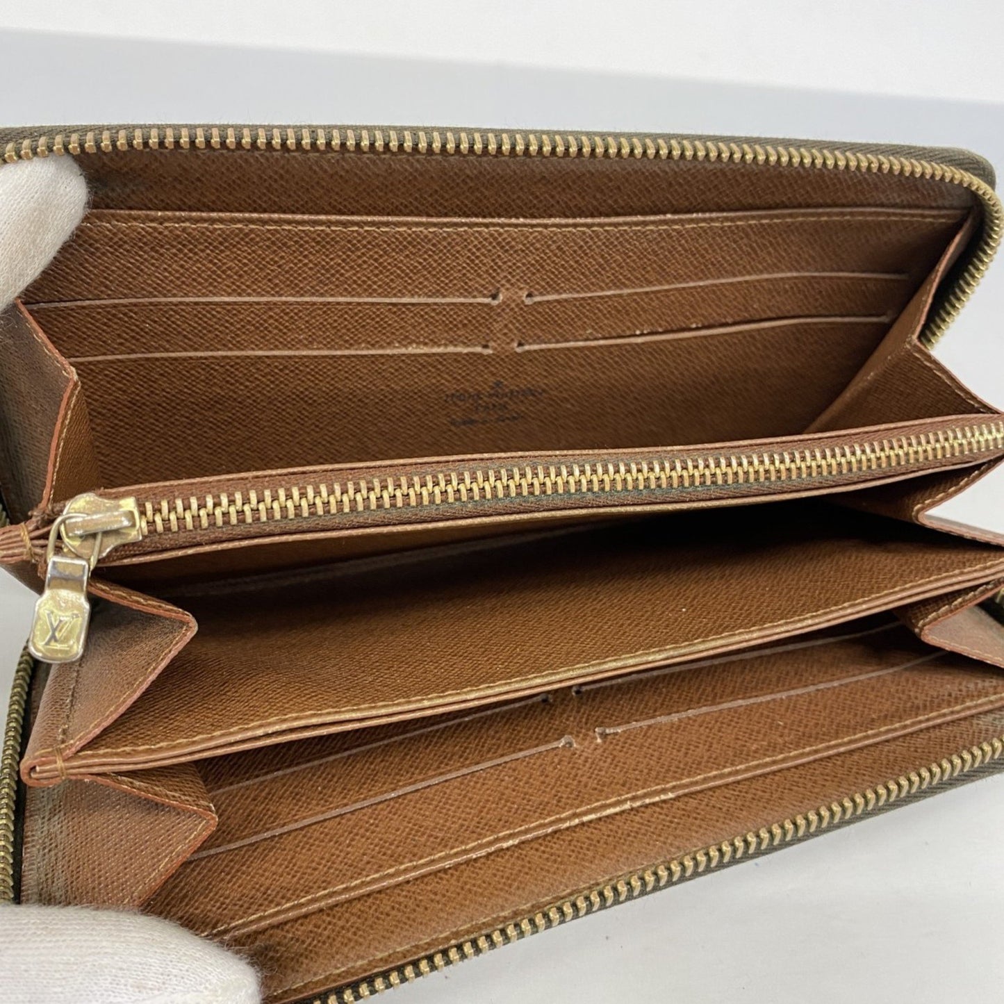 Louis Vuitton Monogram Zippy Wallet M60017 Brown
