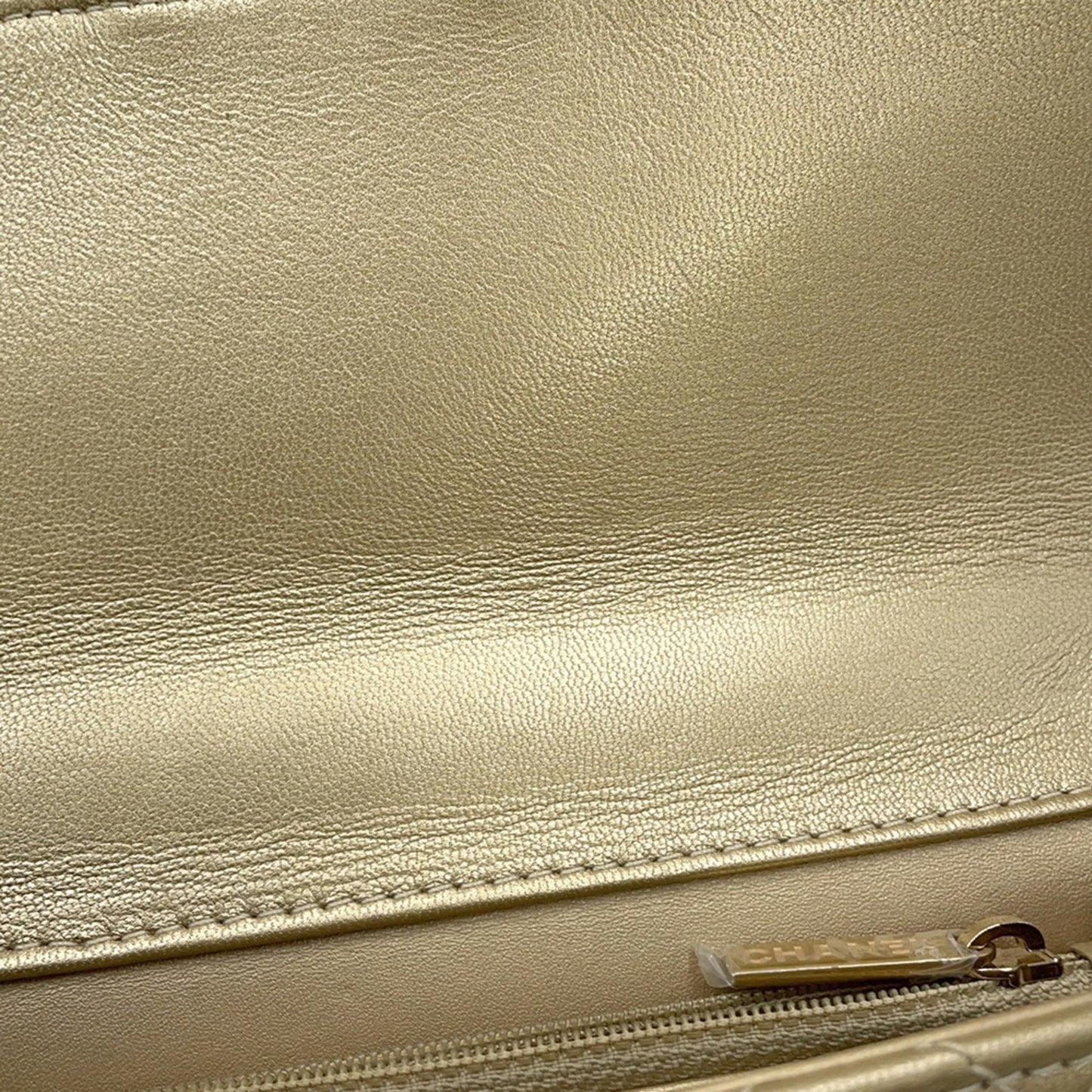 Chanel Chain Shoulder Bag Matelasse Coco Mark Leather Clear Pearl As0585 Chanel