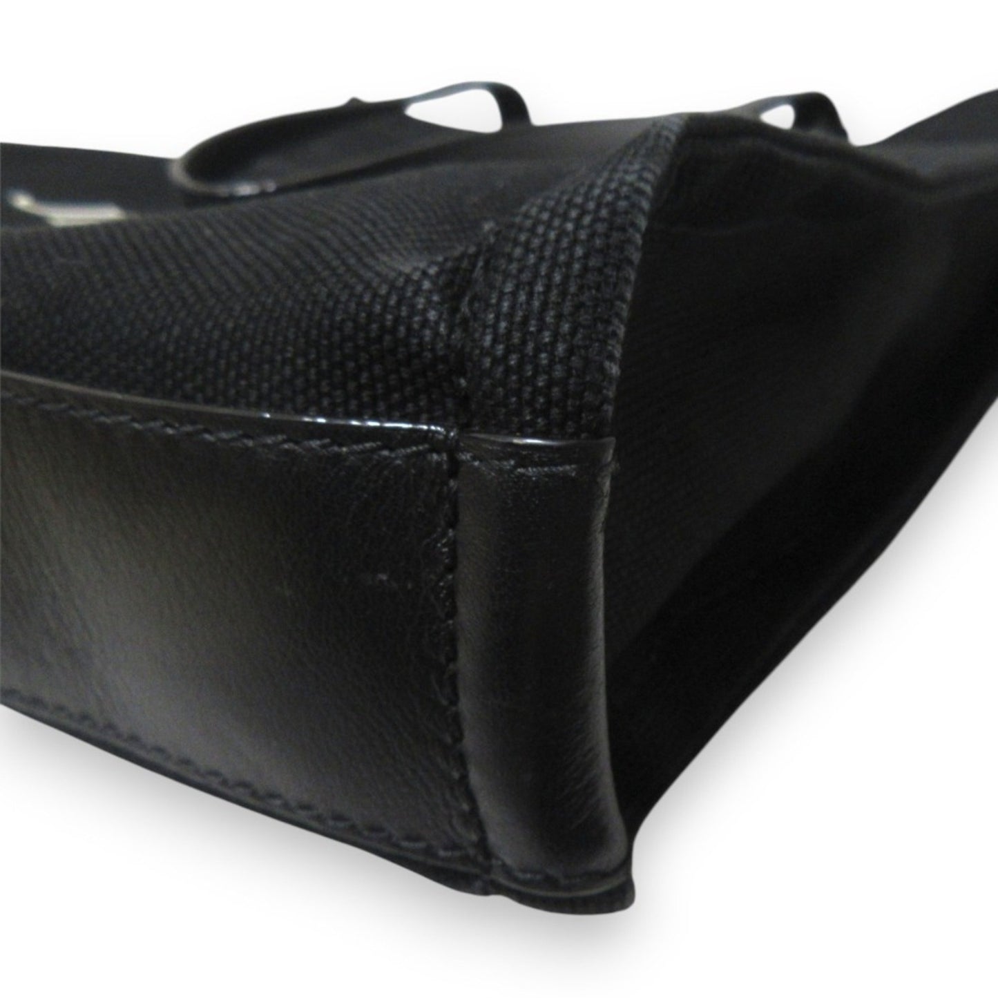 Jimmy Choo Logo Canvas Tote Bag In Black