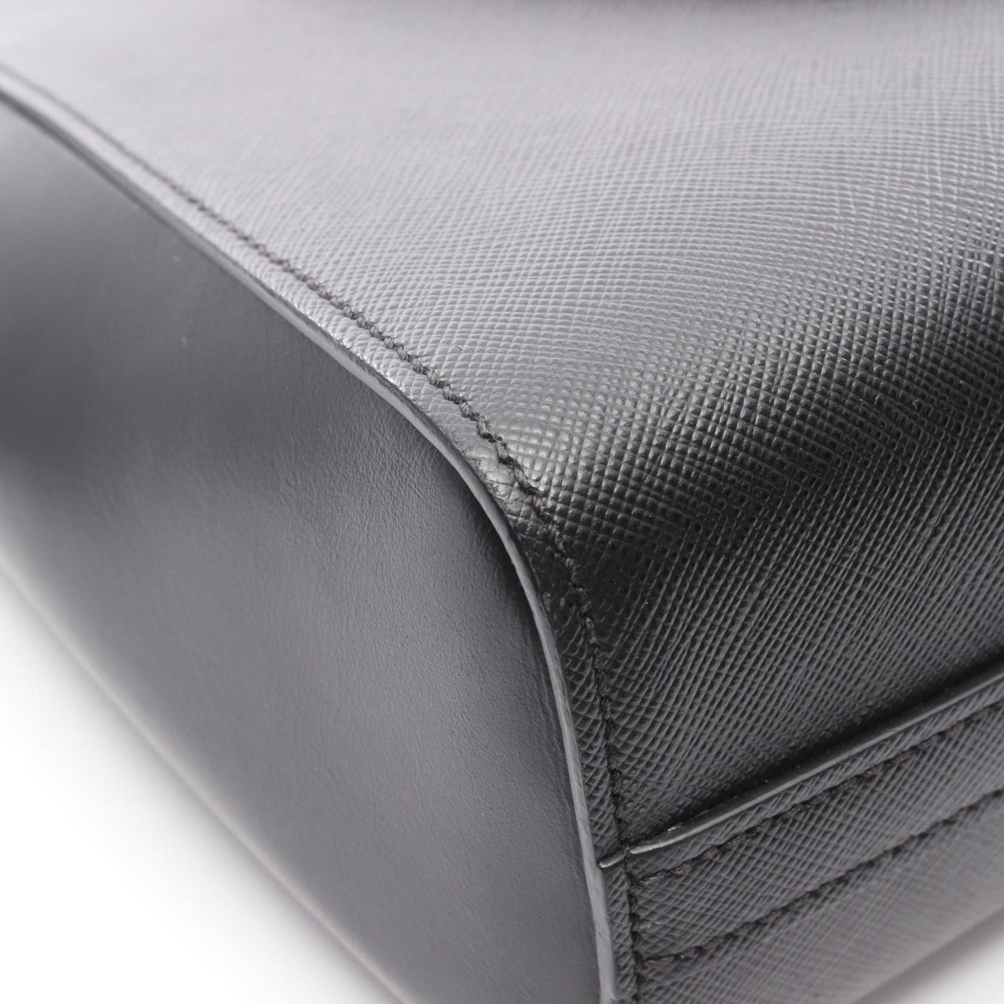 Prada Saffiano + Soft Calf Handbag In Saffiano Leather For Women