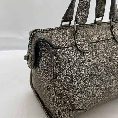 Coach 2-Way Bag Ec-22941 Gold 33684 Handbag Leather Coach Shoulder Mini Boston