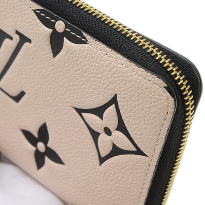 Louis Vuitton Lv Crafty Empreinte Zippy Wallet Long Crme Noir M69727