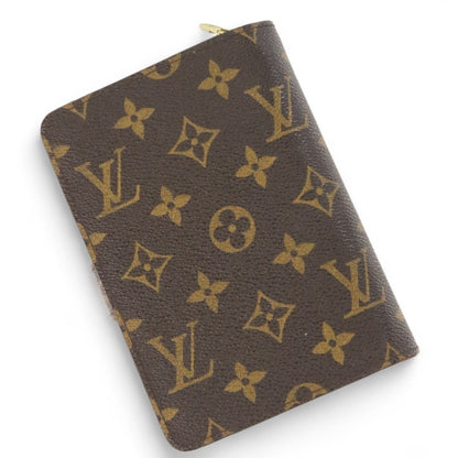 Louis Vuitton Porte Papier Zip Bifold Wallet M61207 Brown