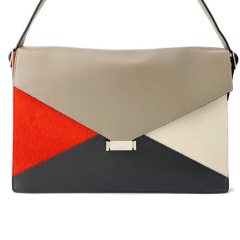 Celine Shoulder Bag Diamond Clutch Harako Leather Celine