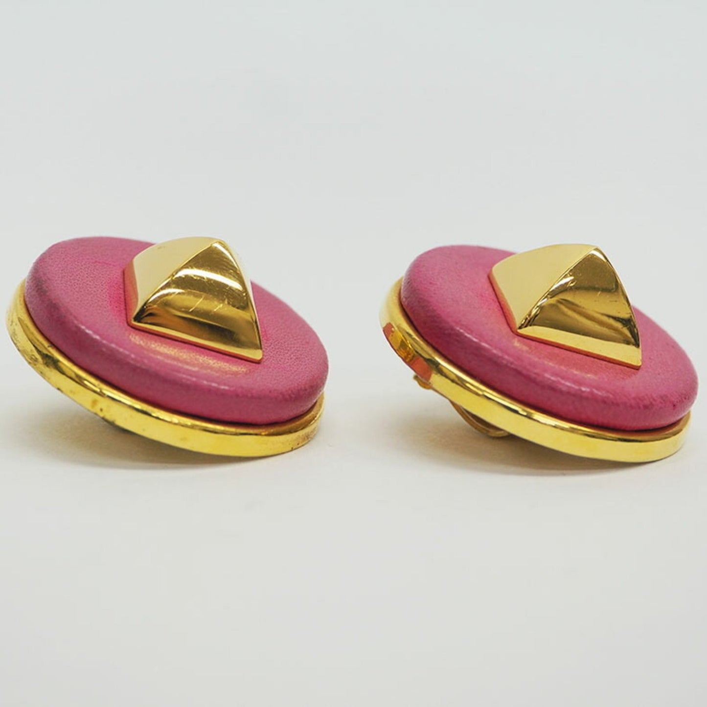Hermes Hermes Medor Earrings Magenta Studs