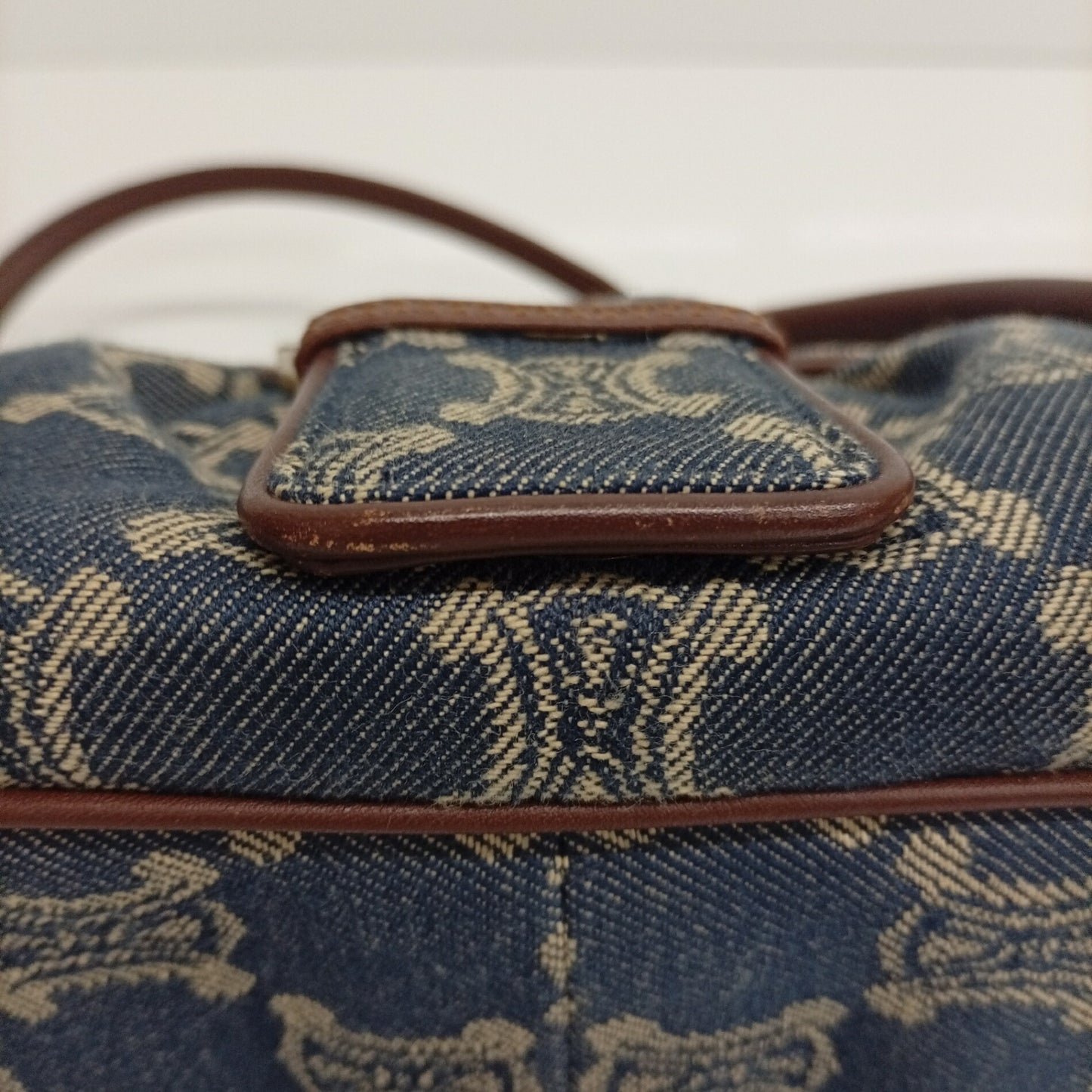 Celine Paris Macadam Denim Handbag