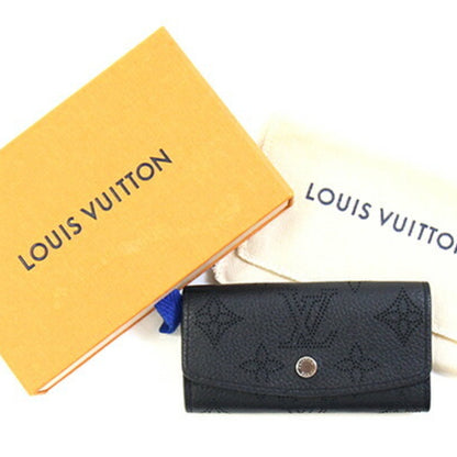 Louis Vuitton 4-Key Case Mahina Multicle 4 Noir Leather Black