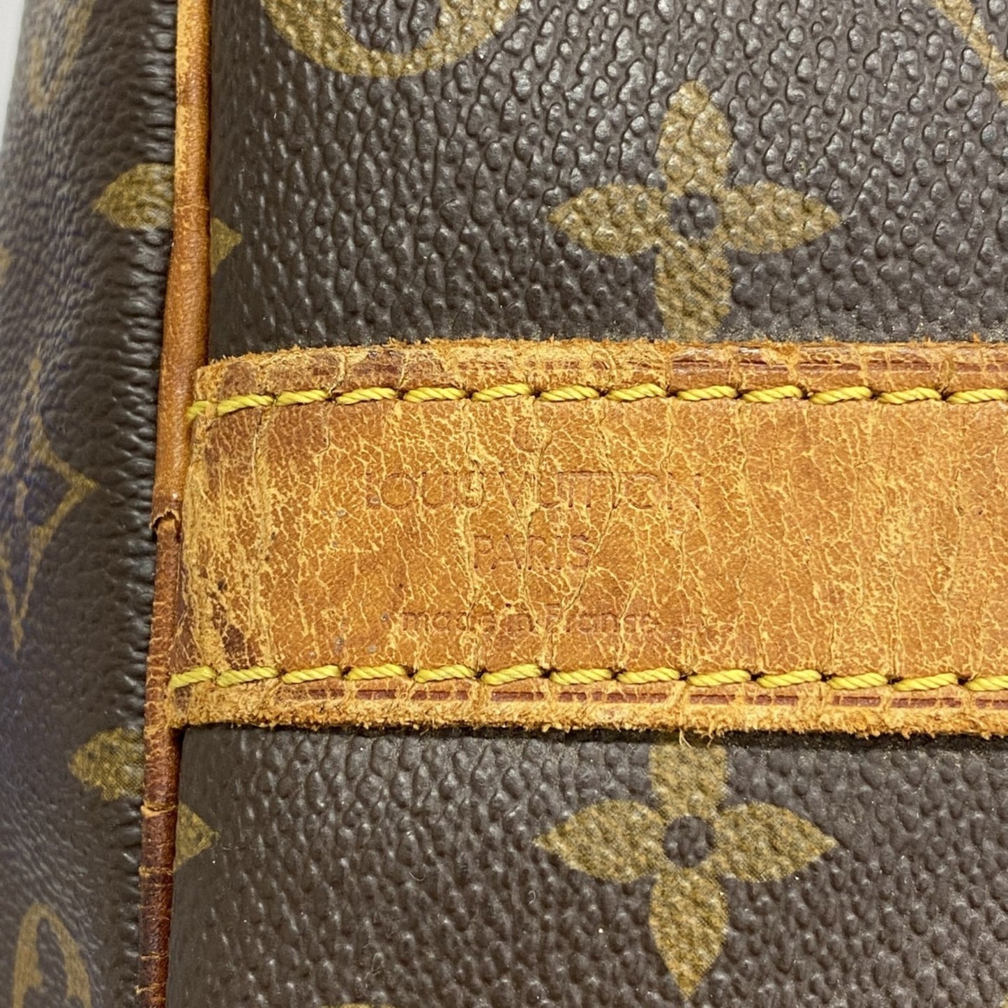 Louis Vuitton Monogram Keepall Bandouliere 50 Boston Bag M41416 Brown