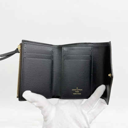 Louis Vuitton Monogram Reverse Portefeuille Victorine Tri-Fold Wallet M81557 Brown