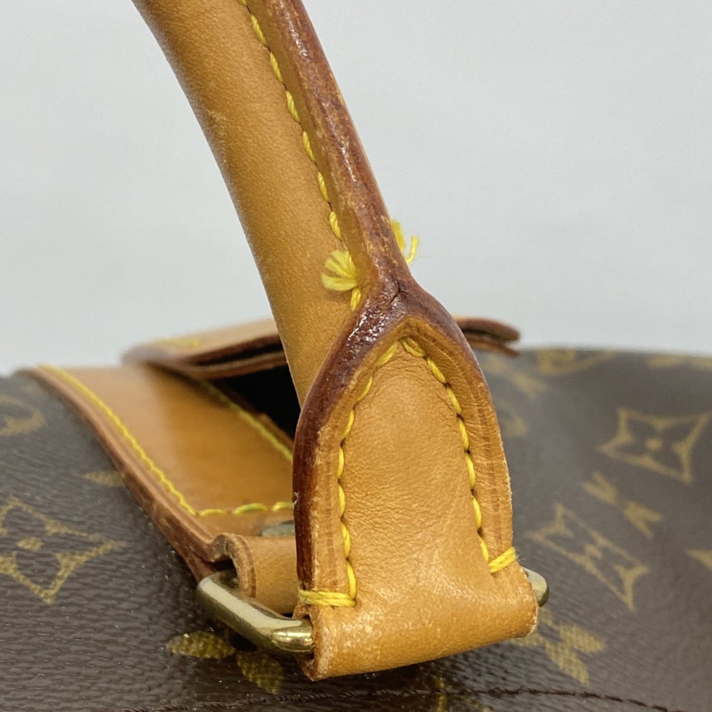 Louis Vuitton Monogram Keepall 55 Boston Bag M41424 Brown