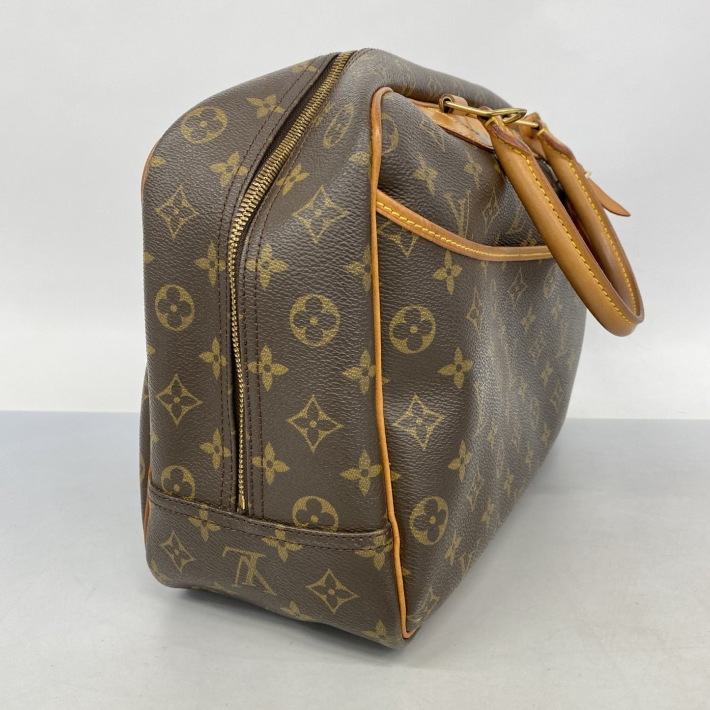 Louis Vuitton Monogram Deauville Handbag M47270 Brown