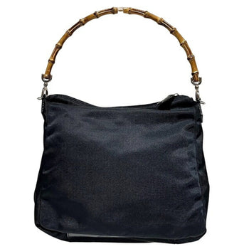 Gucci Bamboo 000 2032 0509 Black Shoulder Bag/Handbag