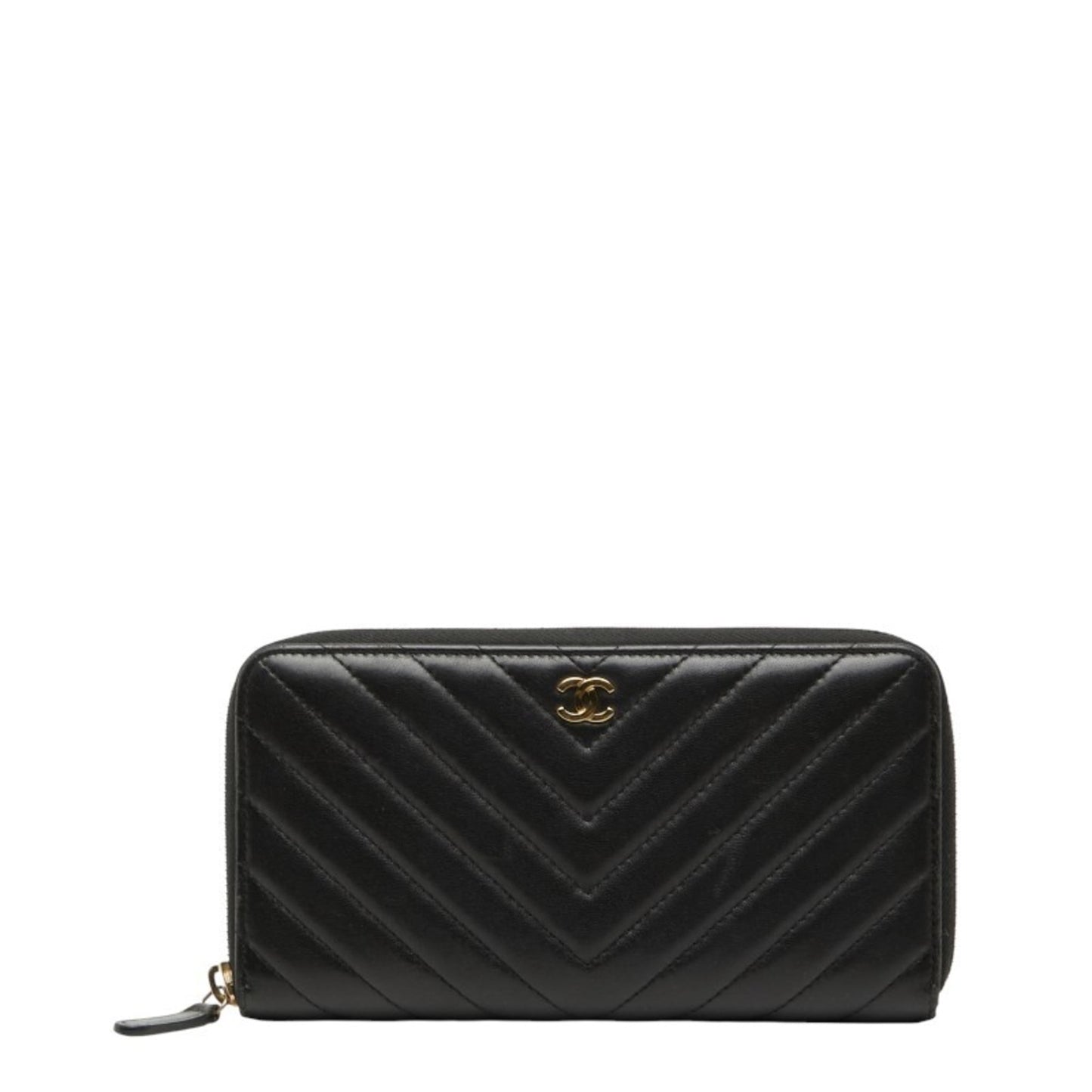Leather Chanel Long Wallet (Bi-Fold)