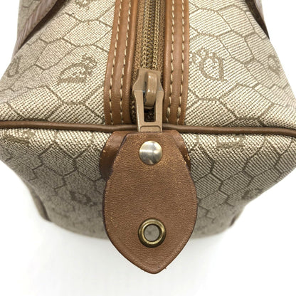 Christian Dior Dior Handbag Honeycomb Beige X Brown