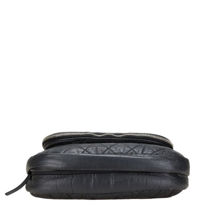 Chanel Matelasse Coco Cocoon Bag Shoulder Black Leather