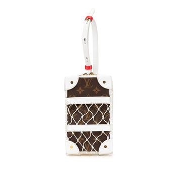 Louis Vuitton X Nba Monogram Soft Trunk Phone Box Crossbody Shoulder Bag Body M80102 White Brown