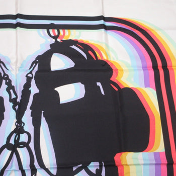 Hermes Brides De Gala Shadow Carr 90 Large Silk Scarf/Muffler