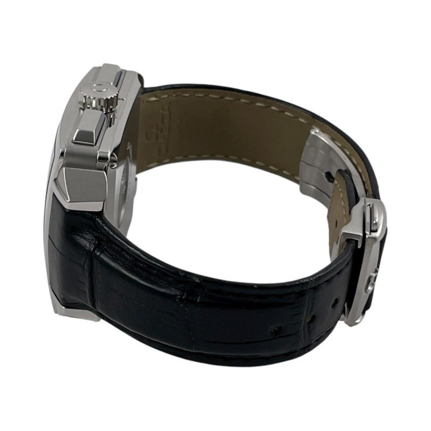 Omega De Ville X2 Chronograph 423.13.37.50.01.001 Stainless Steel Leather