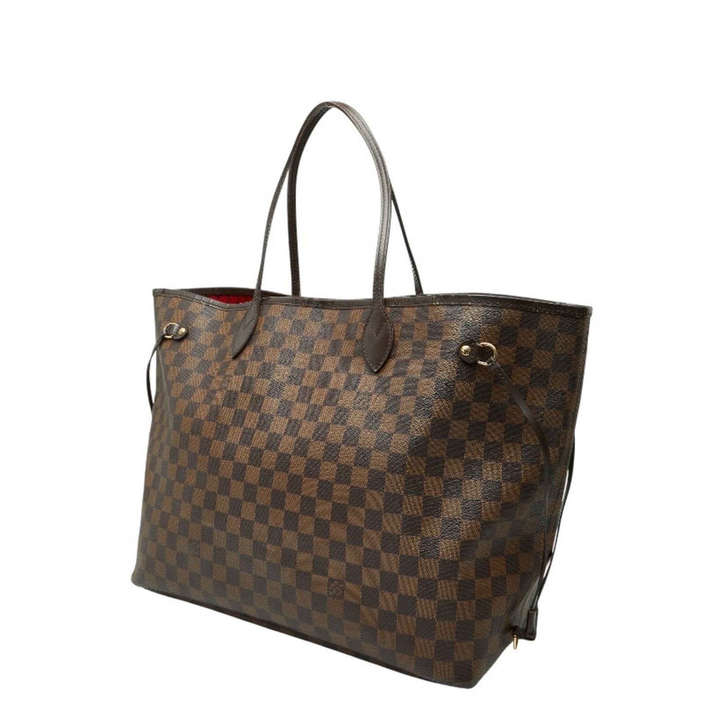 Louis Vuitton Damier Neverfull Gm Tote Bag N51106 Brown Leather