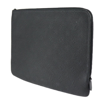 Louis Vuitton Etuit Voyage Second Bag M59479 Taurillon Leather Black Clutch Pouch Monogram L-Shaped