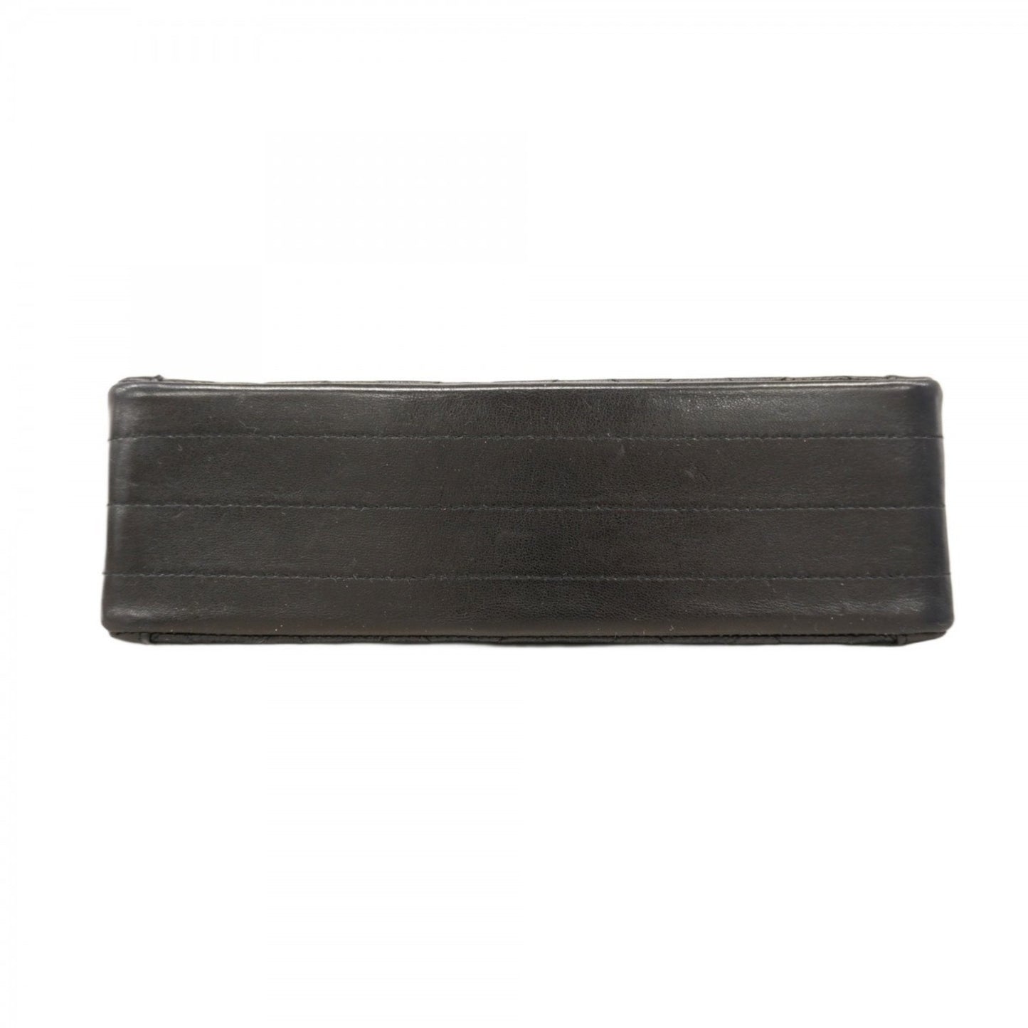 Chanel Shoulder Bag Matelasse W Chain Lambskin Black