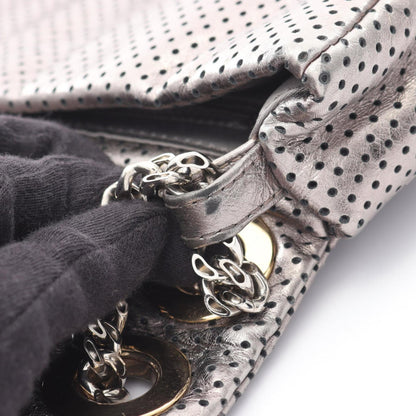 Chanel 2.55 Punched Leather Shoulder Bag