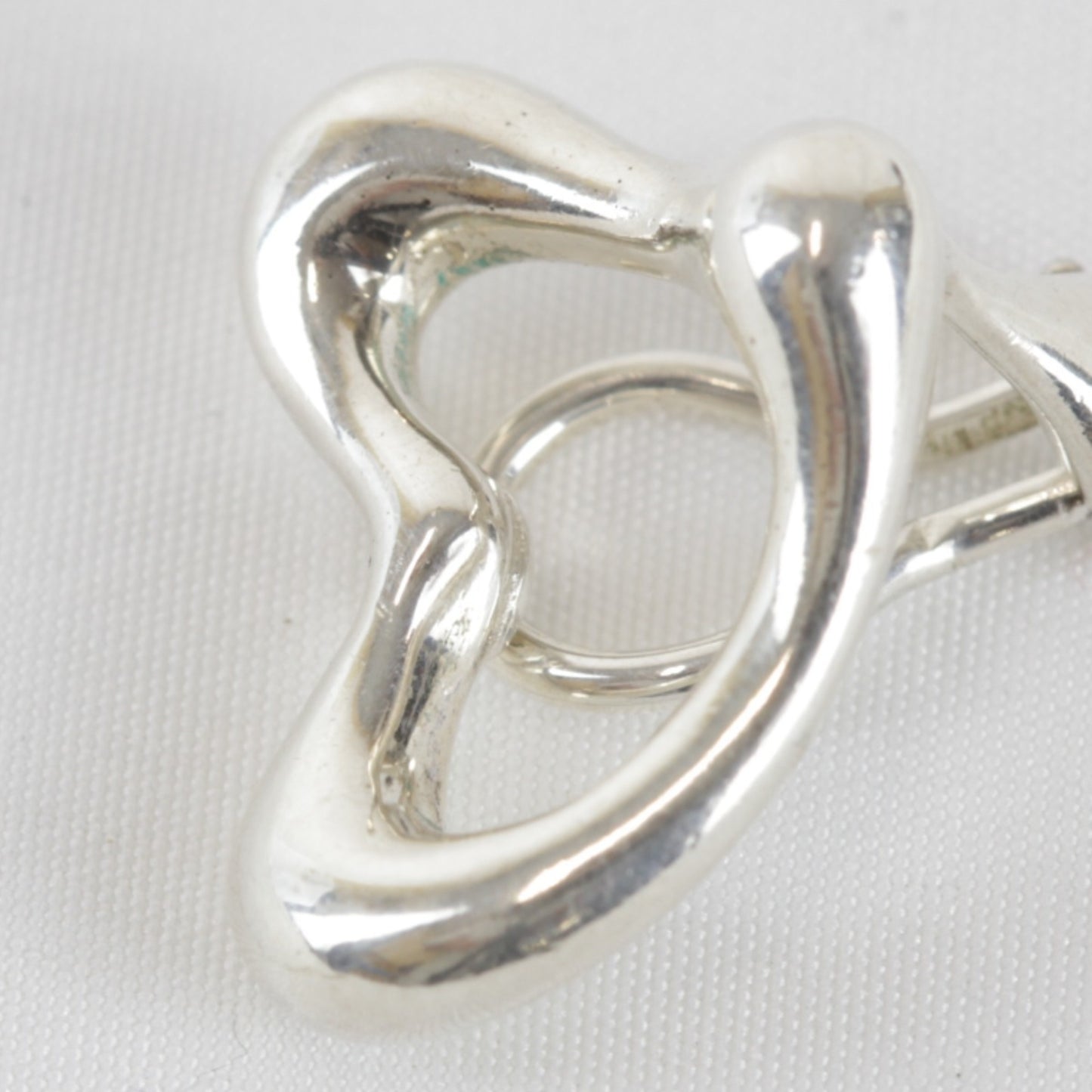 Tiffany & Co. Heart 10.7G Earrings In 925 Sterling Silver