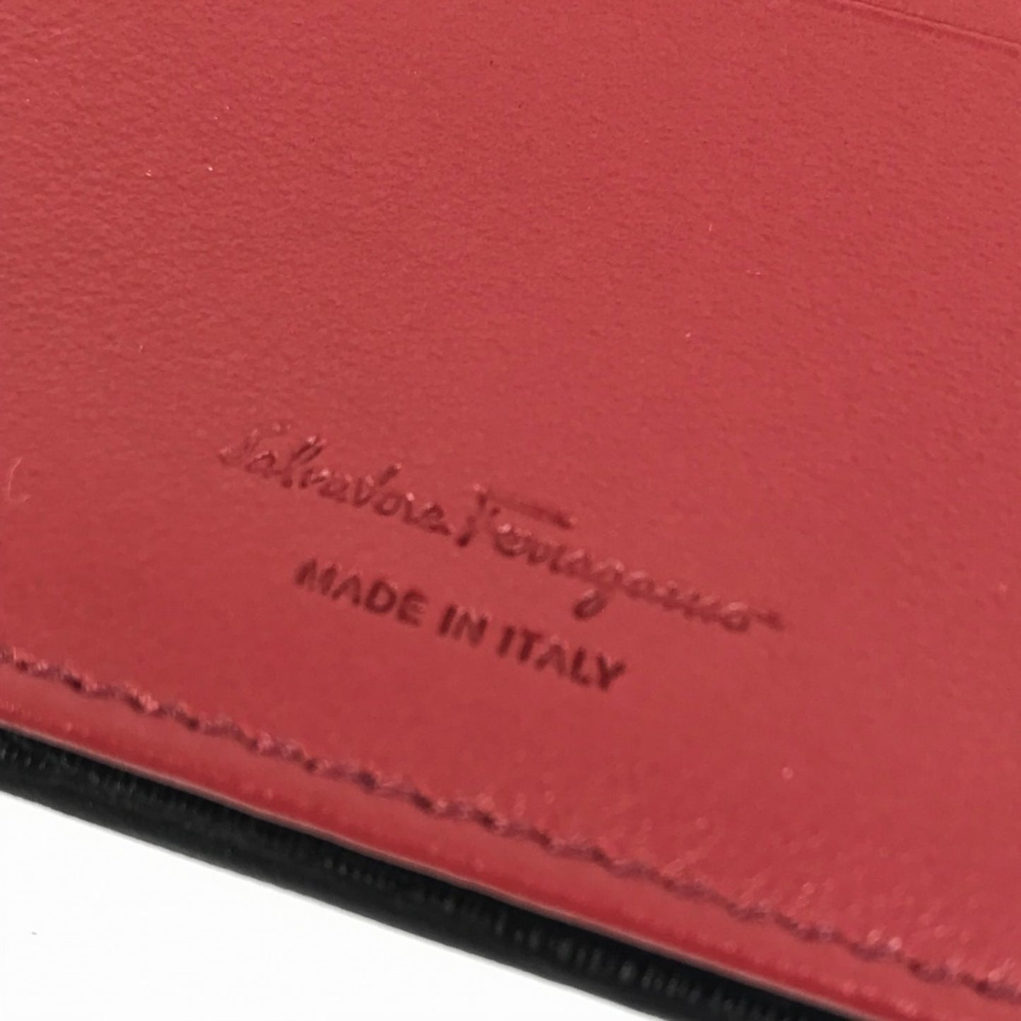 Salvatore Ferragamo Gancini Logo Business Card Holder