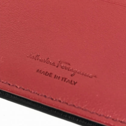 Salvatore Ferragamo Gancini Logo Business Card Holder