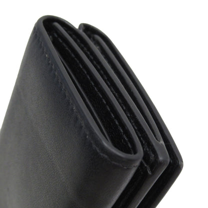 Balenciaga Tri-Fold Wallet Leather Black