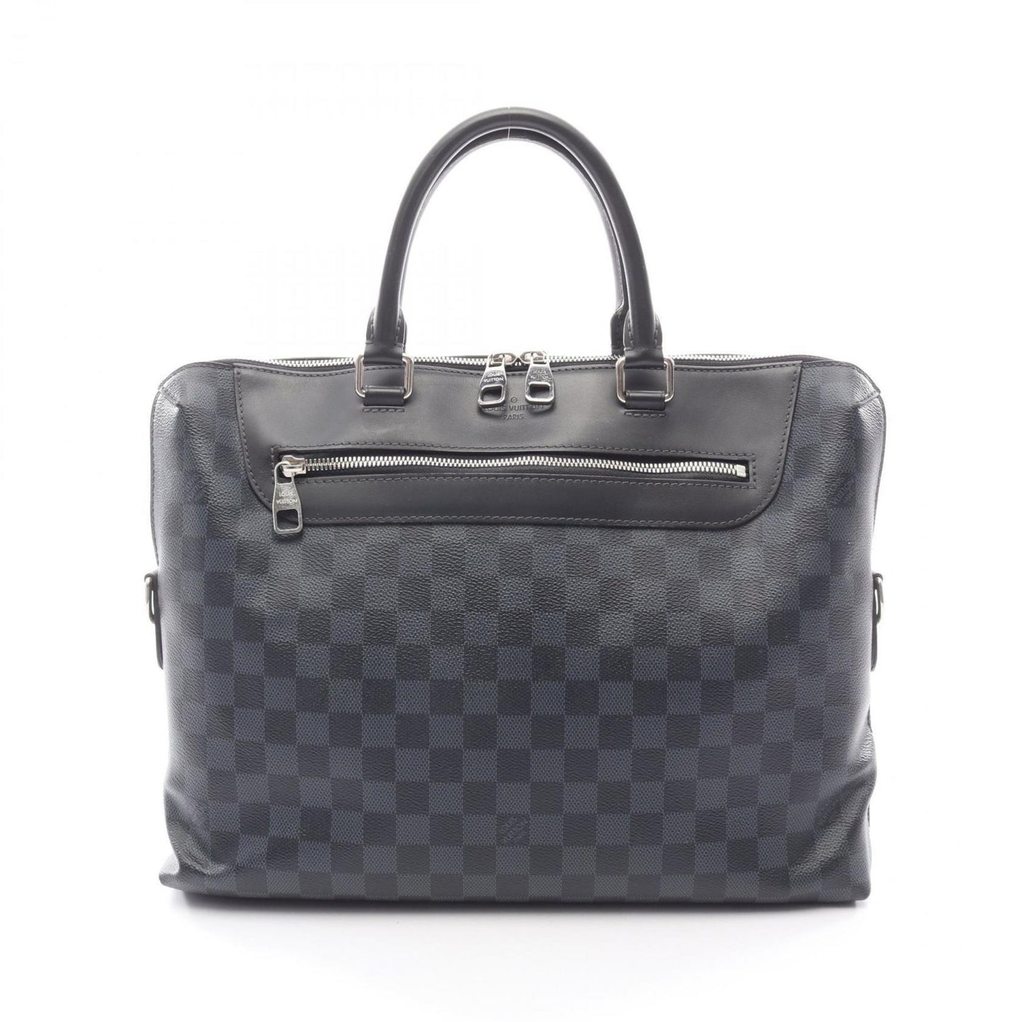 Louis Vuitton Pdj Nm Porte-Document Jour Briefcase Bag In Coated Canvas And Leather With Damier