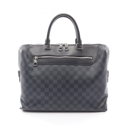 Louis Vuitton Pdj Nm Porte-Document Jour Briefcase Bag In Coated Canvas And Leather With Damier