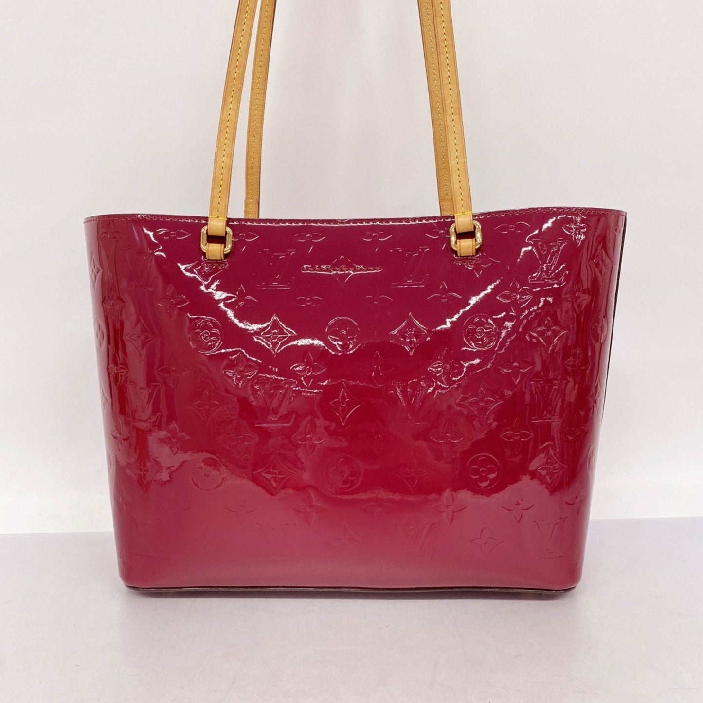 Louis Vuitton Vernis Long Beach Pm Shoulder Bag M90480 Magenta