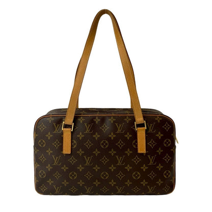 Louis Vuitton Cite Gm Monogram Leather Semi-Shoulder Bag/Handbag Brown 33672