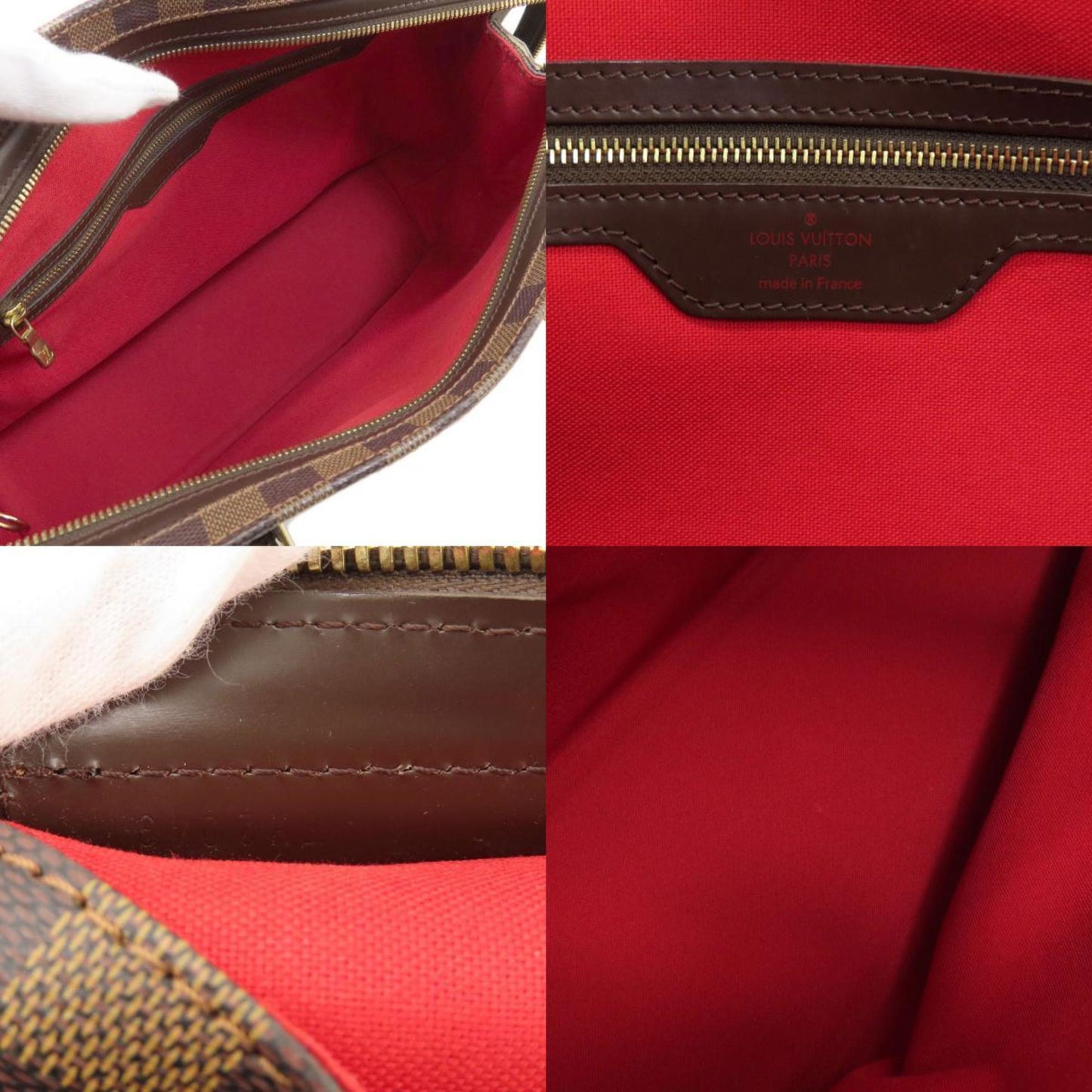 Louis Vuitton N51119 Chelsea Damier Ebene Tote Bag Canvas