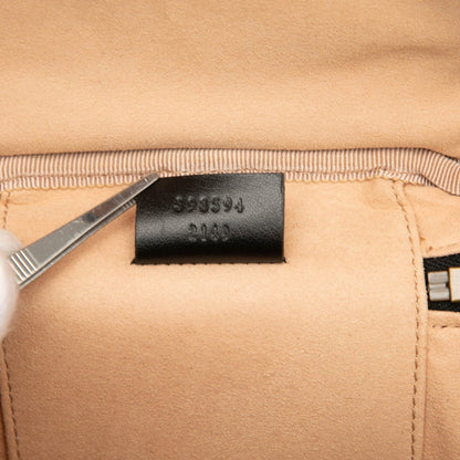 Gucci Gg Marmont Quilted Backpack 598594 Black Leather