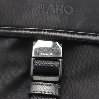 Prada Tessuto + Saffi Shoulder Bag In Nylon And Saffiano Leather