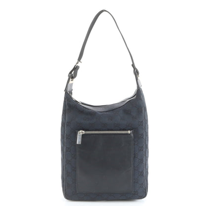 Gucci Gg Canvas 019-0537 Leather Shoulder Bag