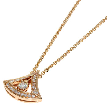 Bvlgari Diva'S Dream Diamond Necklace In 18K Pink Gold