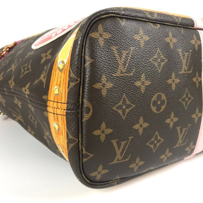 Louis Vuitton M41390 Monogram Summer Trunk Neverfull Mm 2018 Collection Shoulder Bag Tote Canvas