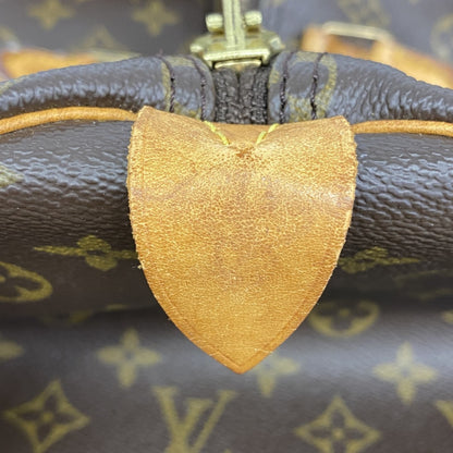 Louis Vuitton Monogram Keepall 55 Boston Bag M41424 Brown