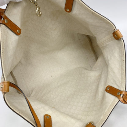 Gucci Diamante Tote Bag 247209 Canvas Beige Orange Champagne