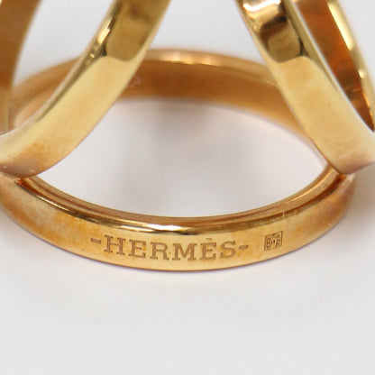 Hermes Hermes Scarf Ring 90 Trio Clasp Gold