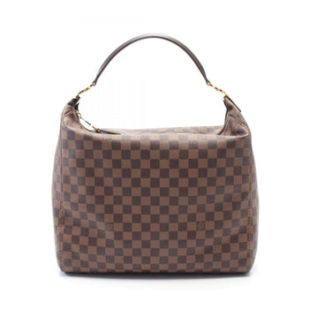 Louis Vuitton Louis Vuitton Portobello Gm Damier Ebene Shoulder Bag Coated Canvas Leather