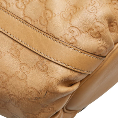 Gucci Guccissima Tote Bag 211982 Beige Leather