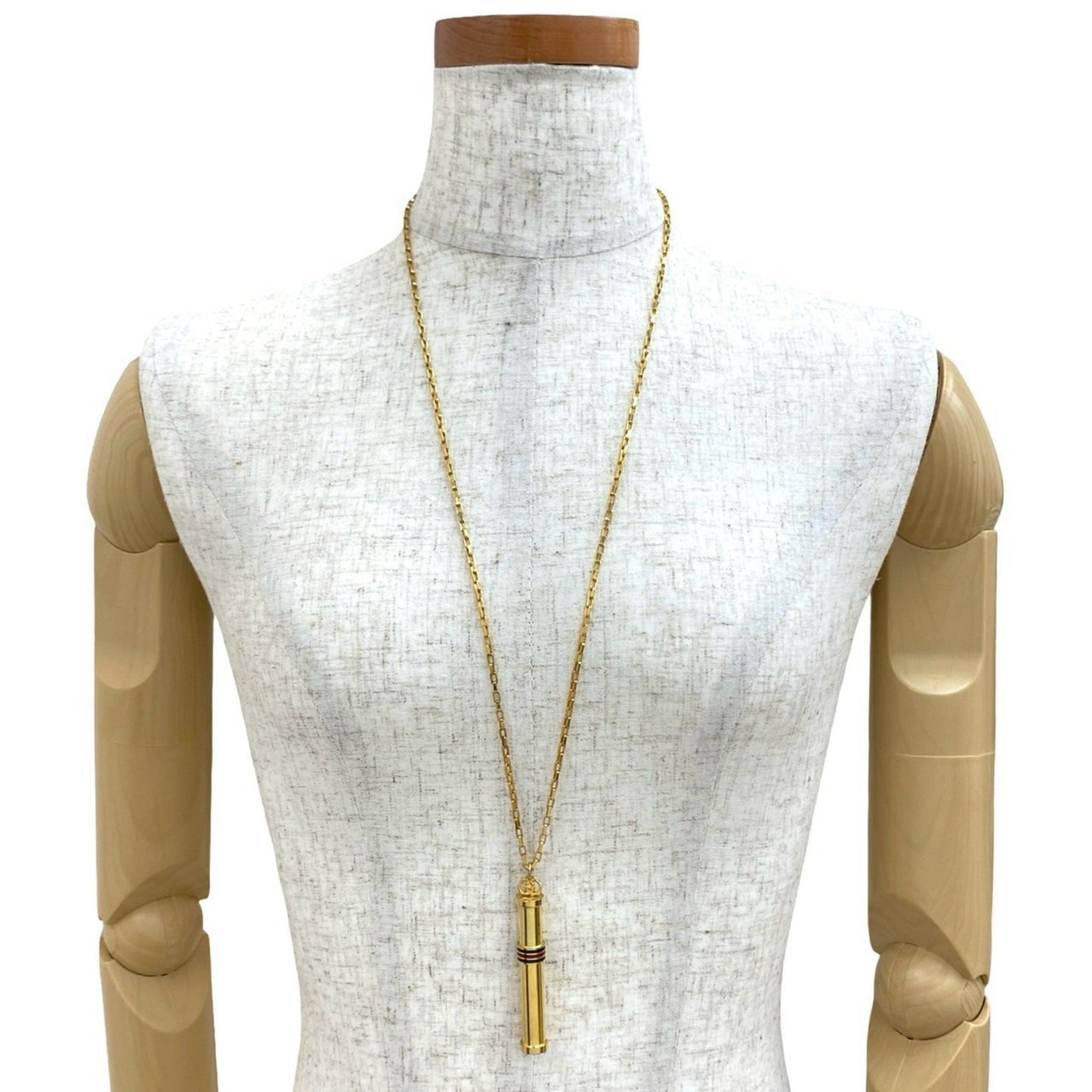 Gucci Perfume Bottle Necklace With Sherry Line Chain Pendant