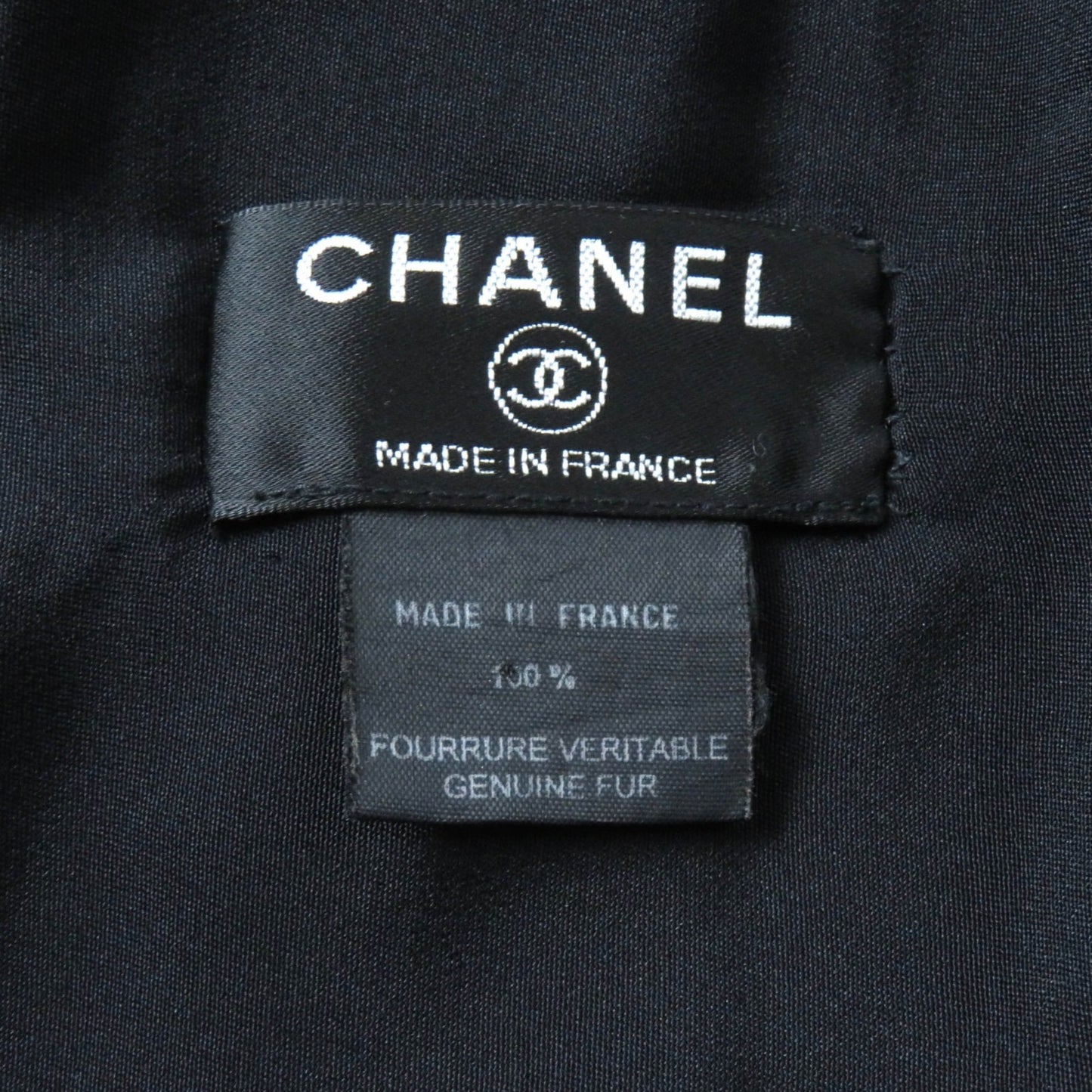 Vintage Chanel Orirug Fur With 100% Silk Lining