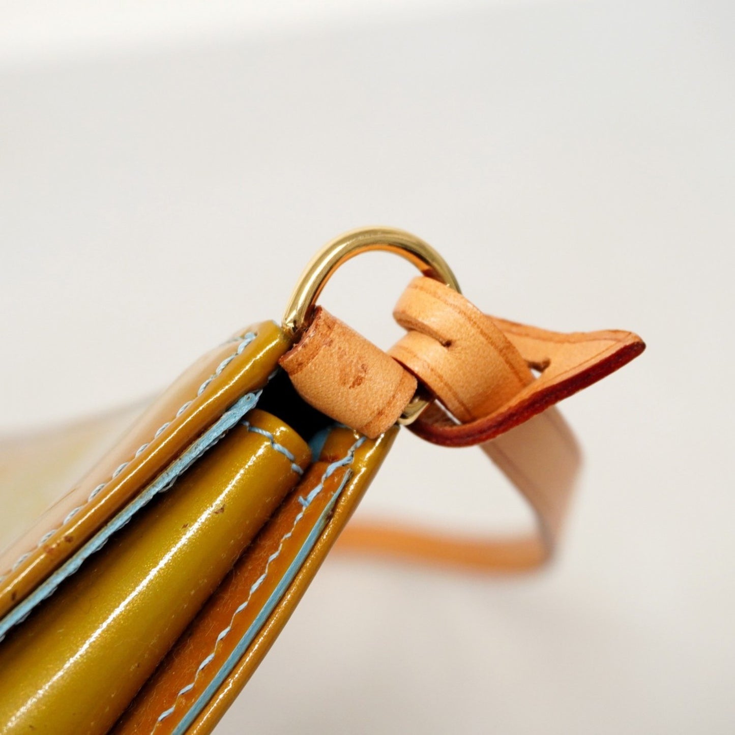 Louis Vuitton Vernis Lexington Pouch M91056 Baby Blue