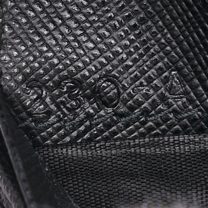 Prada Saffiano Bifold Wallet 1Ml018 Black Leather