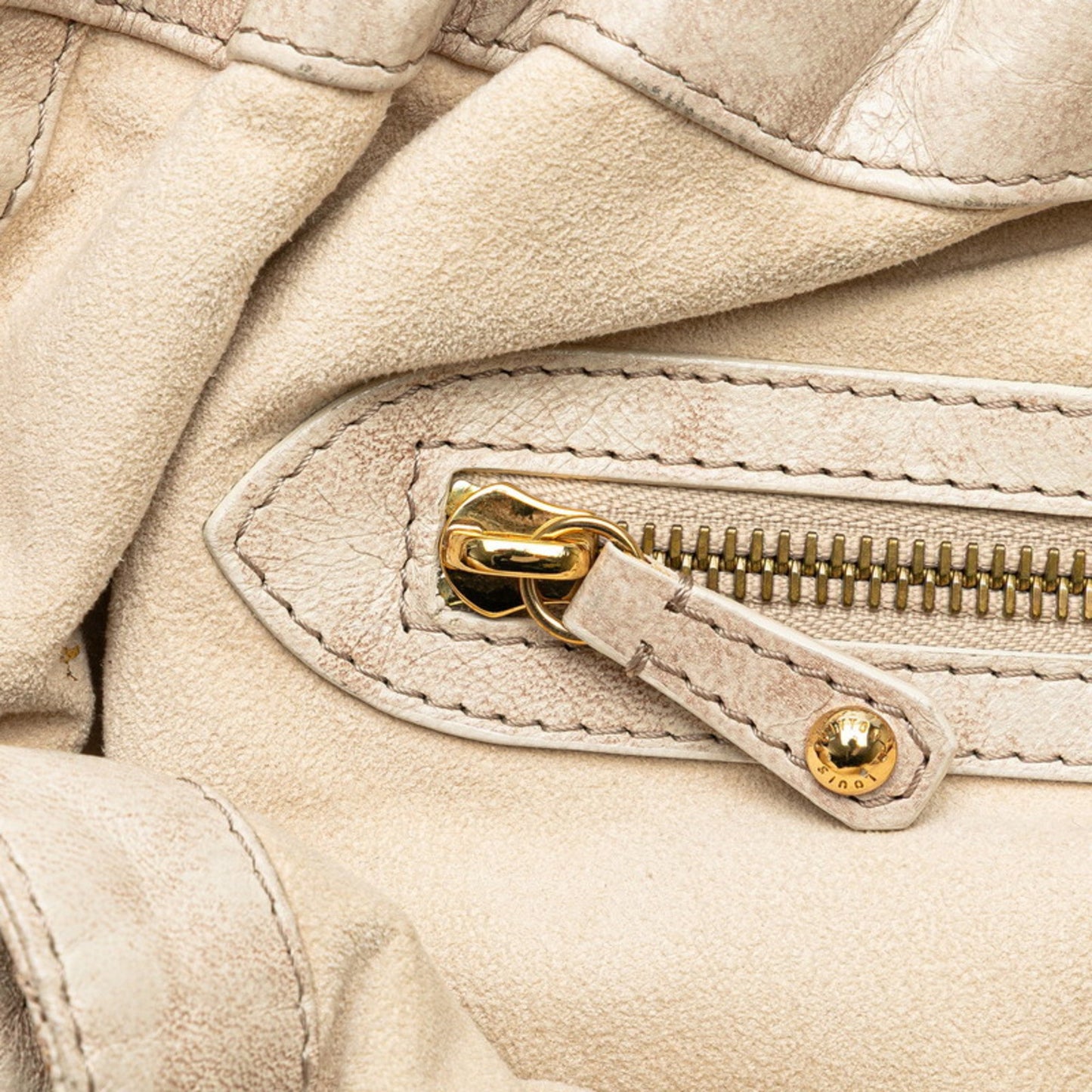 Louis Vuitton Monogram Olympe Stratus Pm Handbag/One-Shoulder Bag M95369 Beige Leather